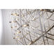 Canada LED 37.4 inch Chrome Chandelier Ceiling Light